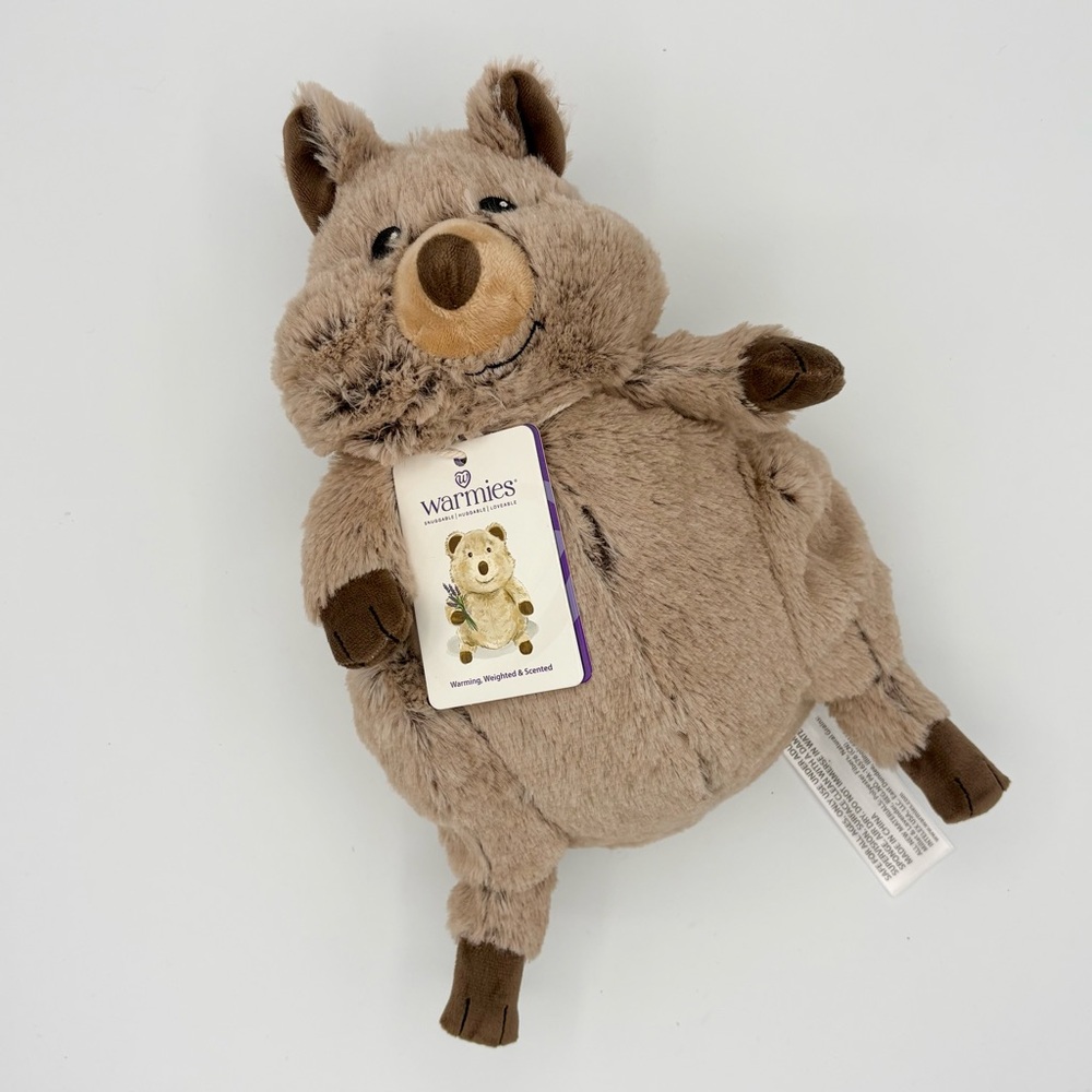 NEW Quokka Warmies Weighted Warmable Stuffed Animal Child Baby Gift Present NWT - Picture 2 of 7